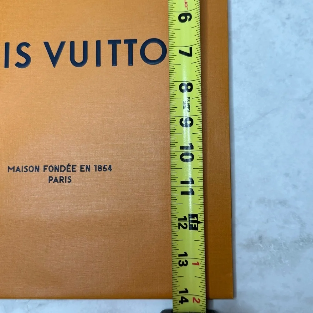 Authentic Louis Vuitton Large Shopping Bag – Orange with Blue Handles